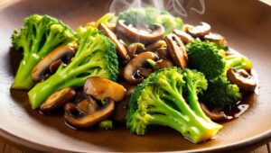 Broccoli and Mushroom Stir-Fry